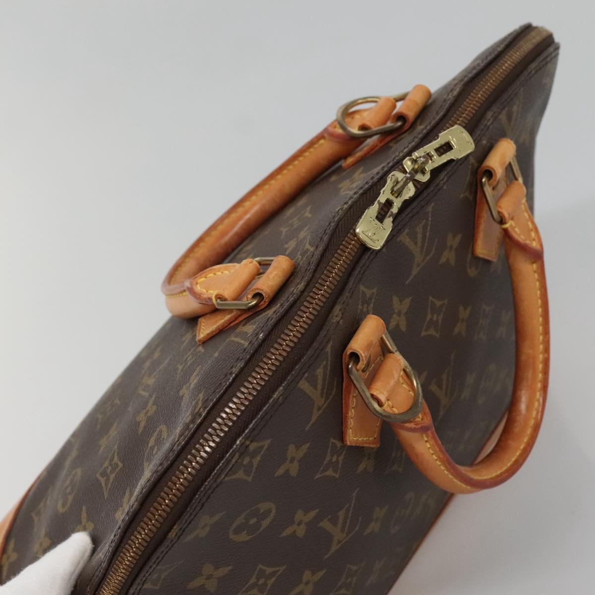Louis Vuitton Alma, Brown, Canvas, handbag