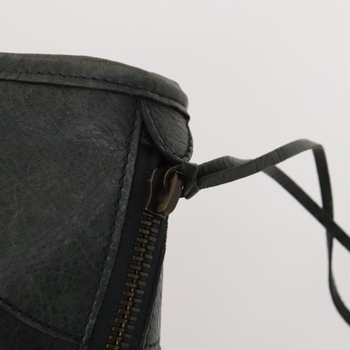 Balenciaga City, Grey, Leather, handbag