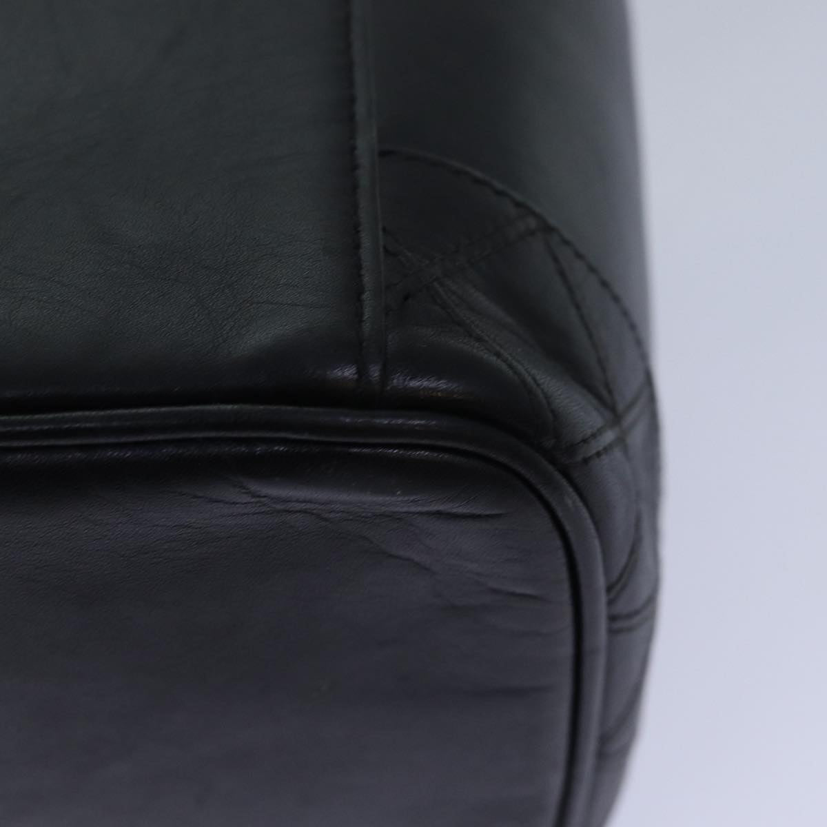 Chanel Vanity, Black, Leather, clutch