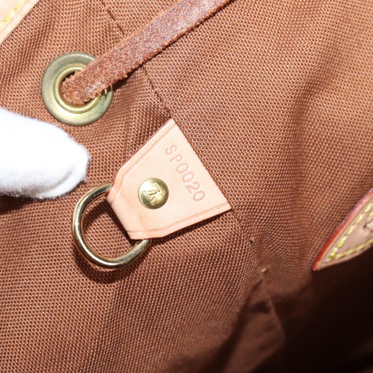 Louis Vuitton Montsouris GM, Brown, Canvas, backpack