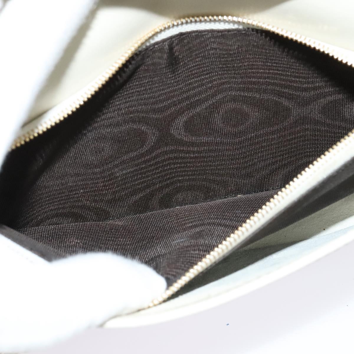 Gucci Horsebit, White, Leather, clutch