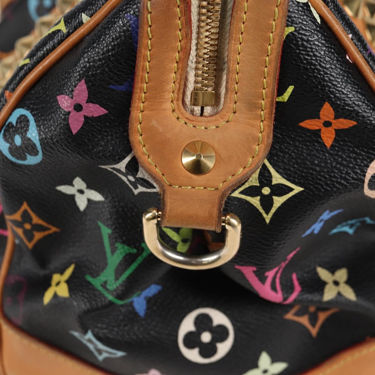 Louis Vuitton Courtney, Black, Canvas, handbag