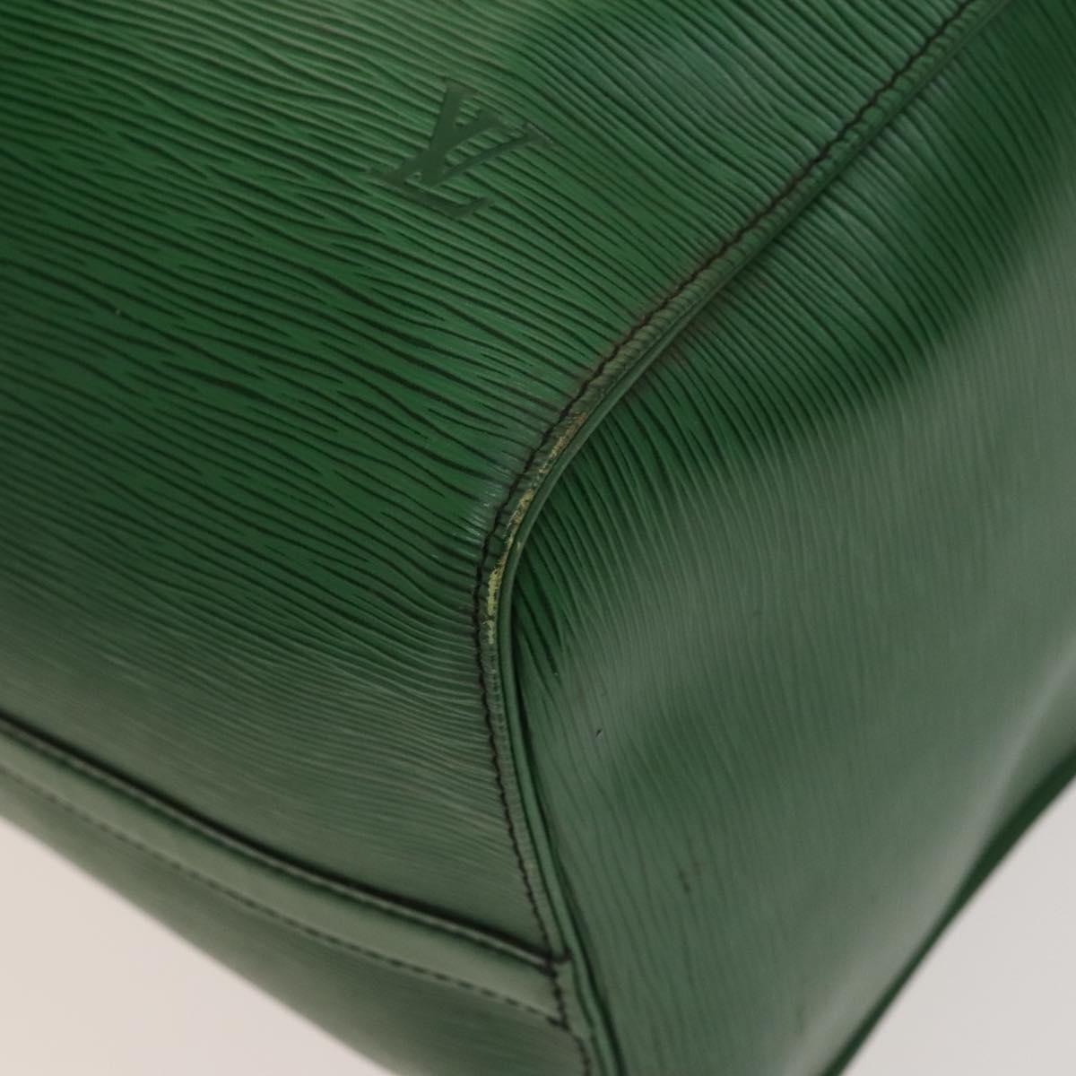 Louis Vuitton Keepall 50, Green, Leather, travel