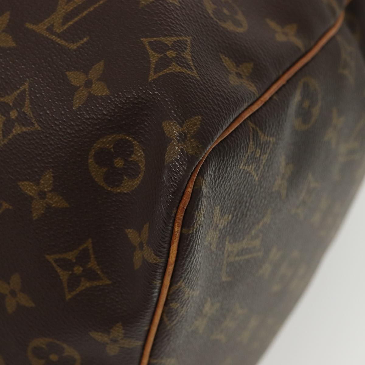 Louis Vuitton Keepall 60, Brown, Canvas, travel