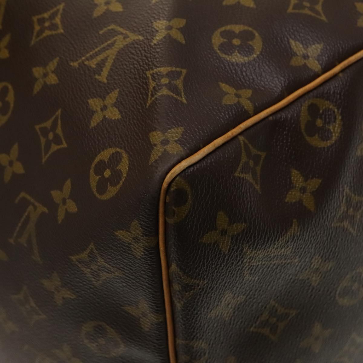 Louis Vuitton Keepall 60, Brown, Canvas, travel