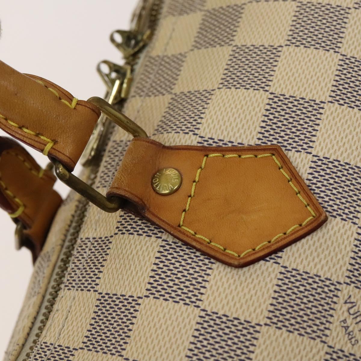 Louis Vuitton Speedy Bandoulière 30, White, Canvas, handbag
