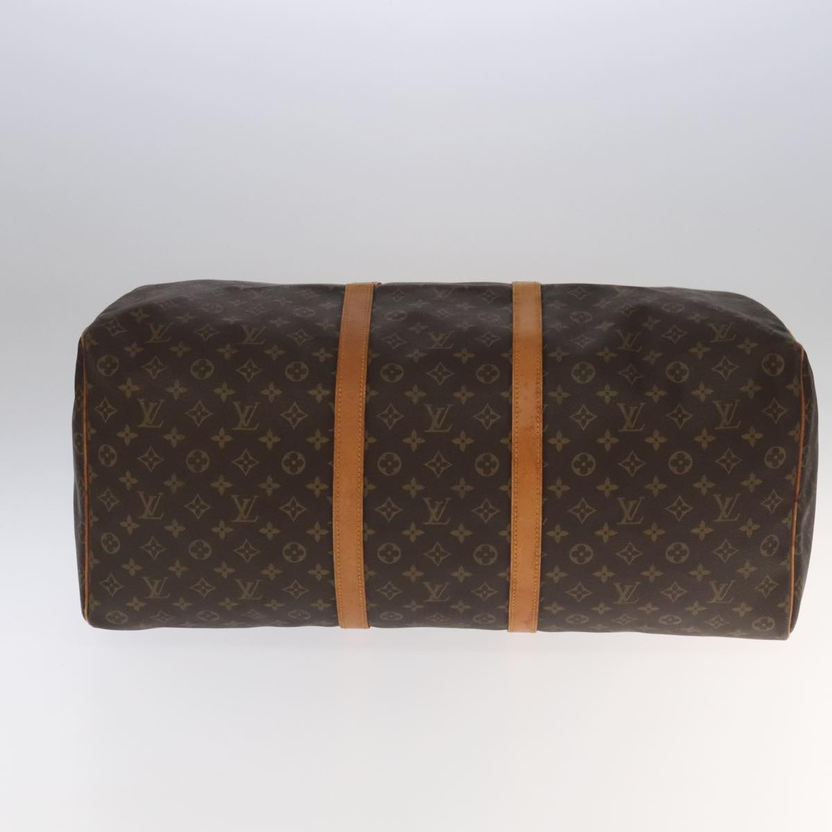 Louis Vuitton Keepall 60, Brown, Canvas, travel