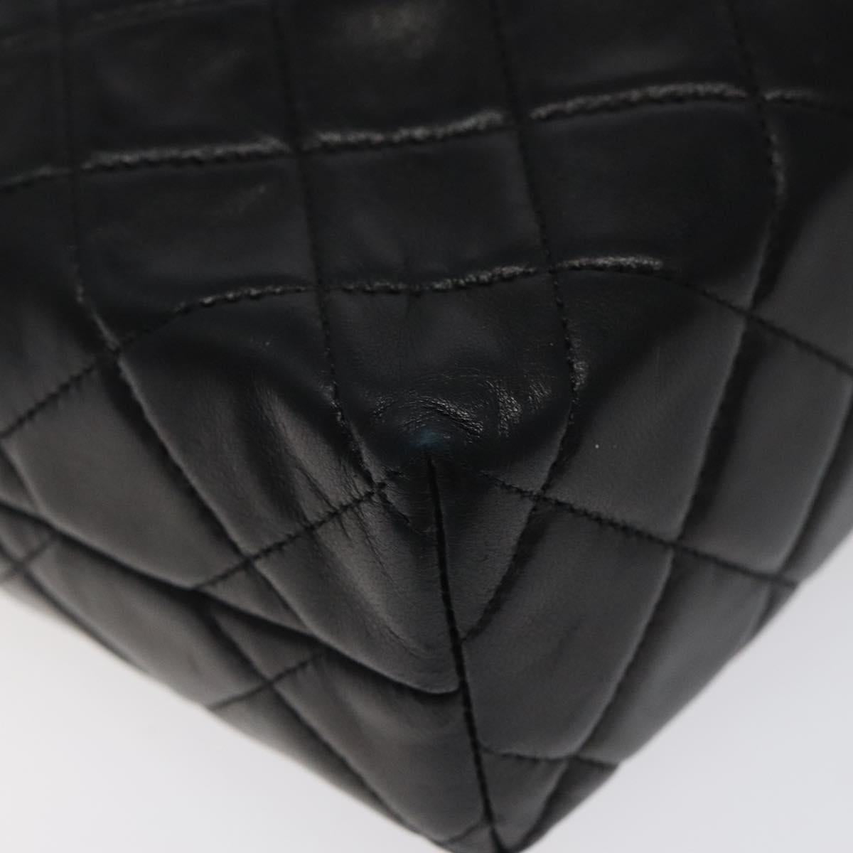 Chanel Timeless, Black, Leather, clutch
