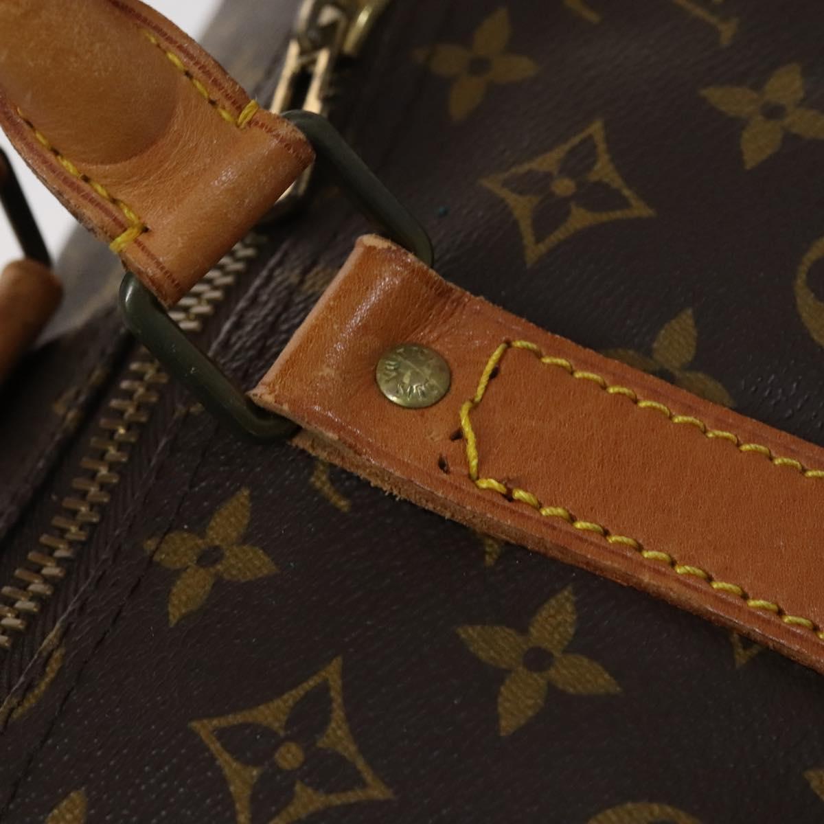 Louis Vuitton Keepall 60, Brown, Canvas, travel