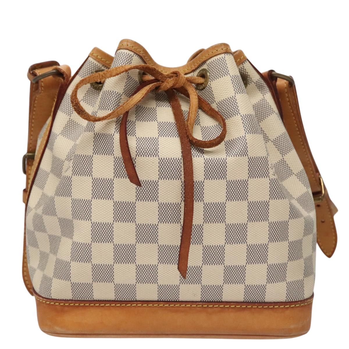 Louis Vuitton Noé BB, Grey, Canvas, shoulder