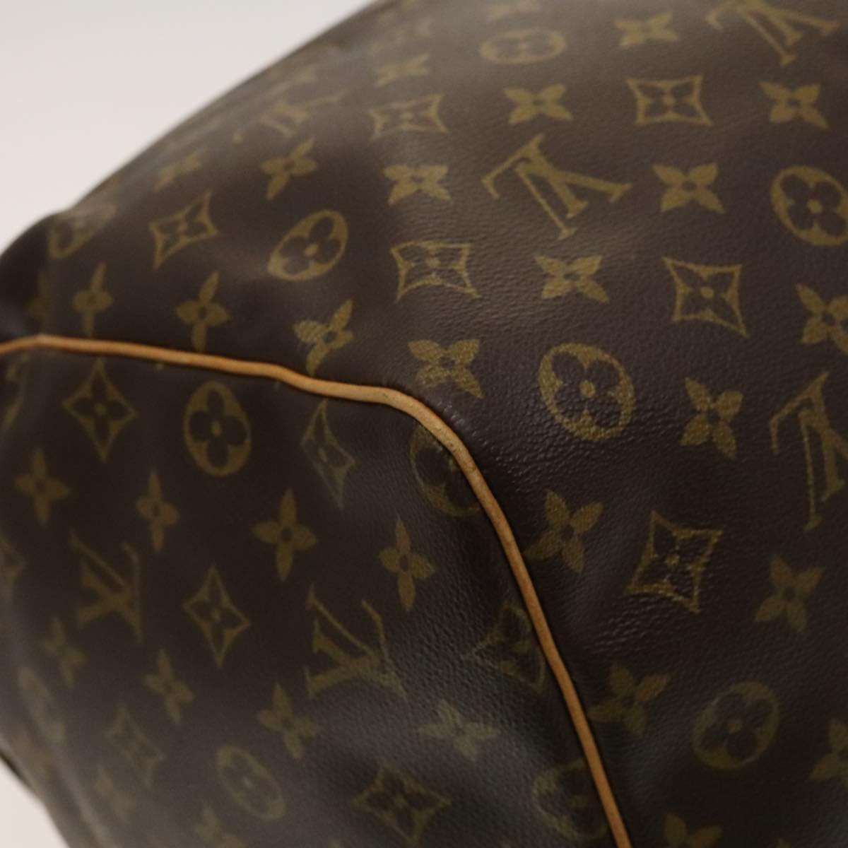 Louis Vuitton Keepall 60, Brown, Canvas, travel