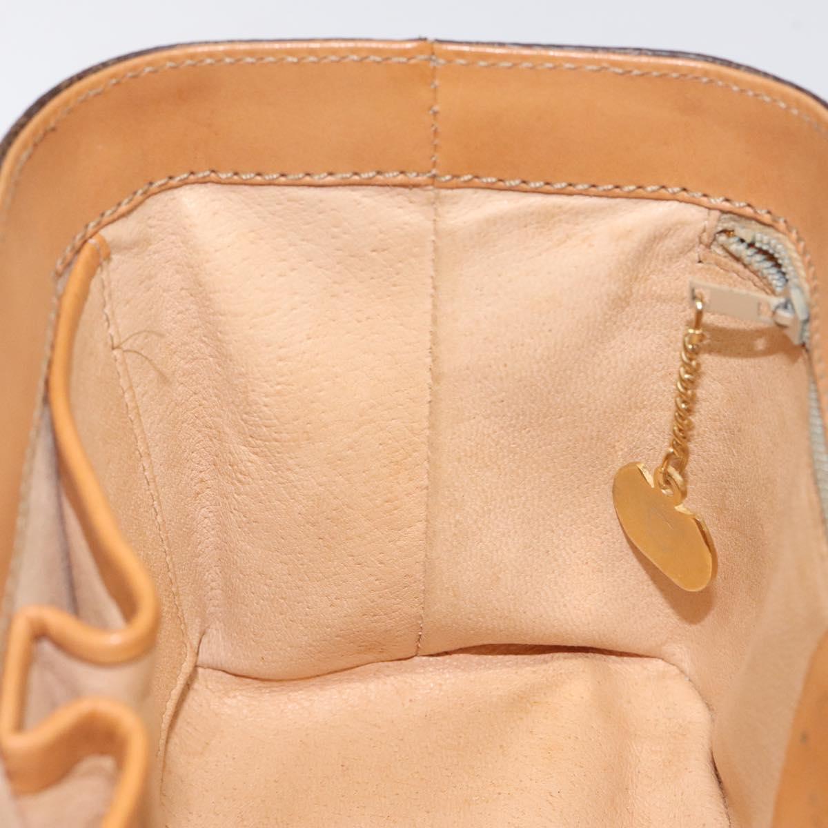 Céline Vanity, Brown, Canvas, handbag