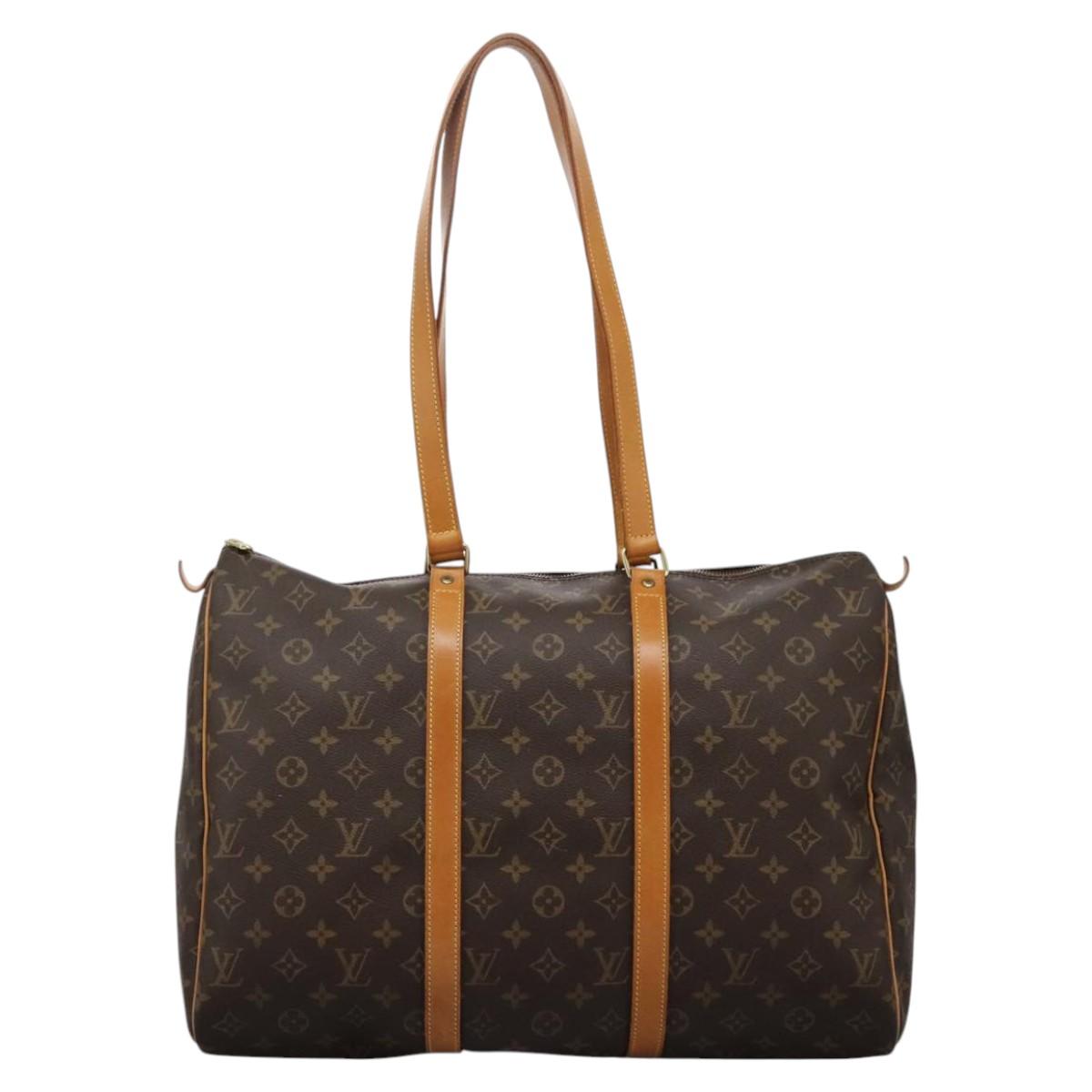 Louis Vuitton Flanerie 45, Brown, Canvas, shoulder