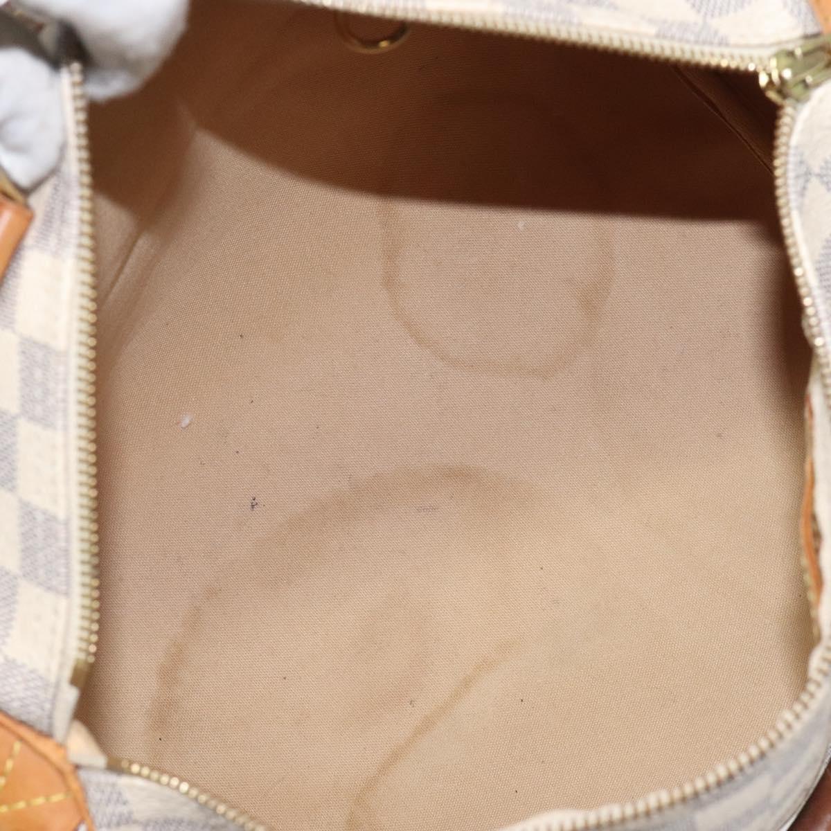 Louis Vuitton Speedy 30, White, Canvas, handbag