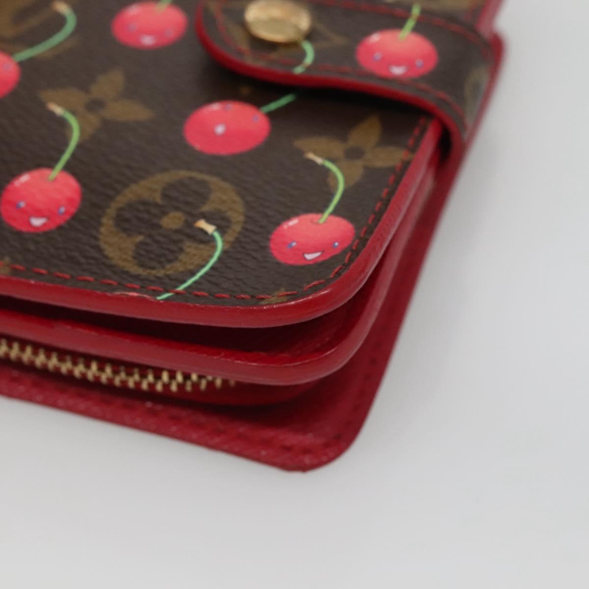 Louis Vuitton Compact zip, Brown, Canvas, wallet