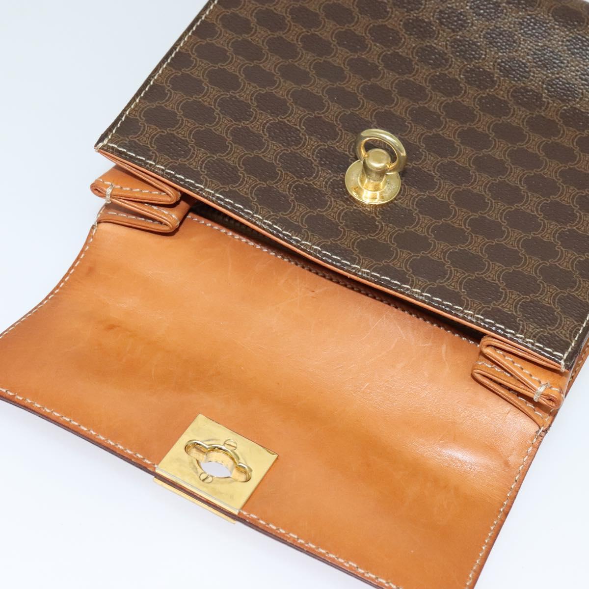 Céline Triomphe, Brown, Canvas, handbag
