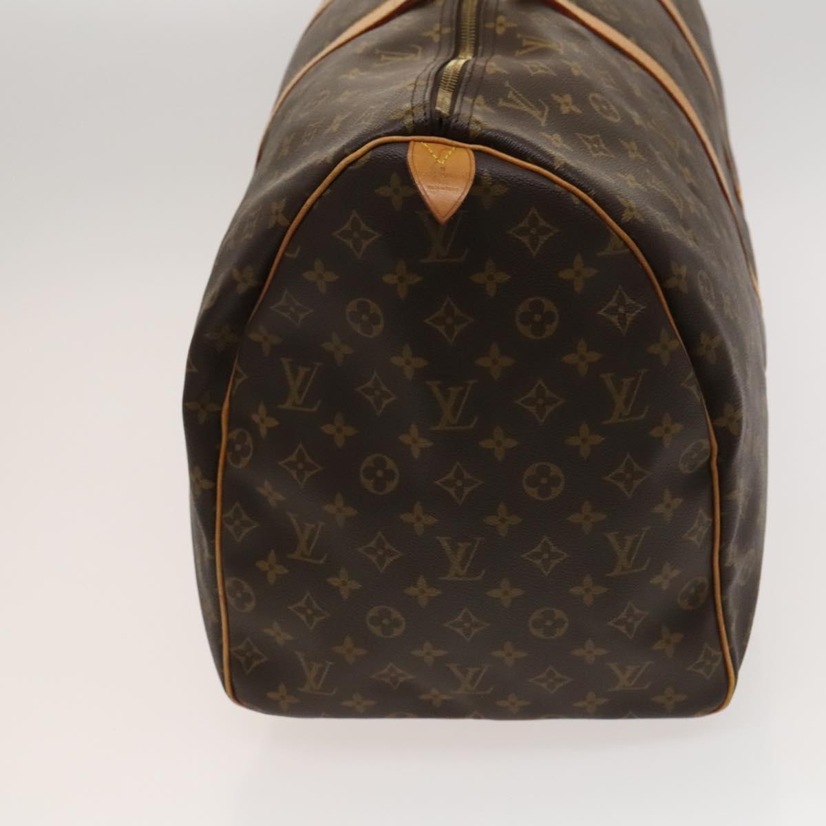 Louis Vuitton Keepall 60, Brown, Canvas, travel