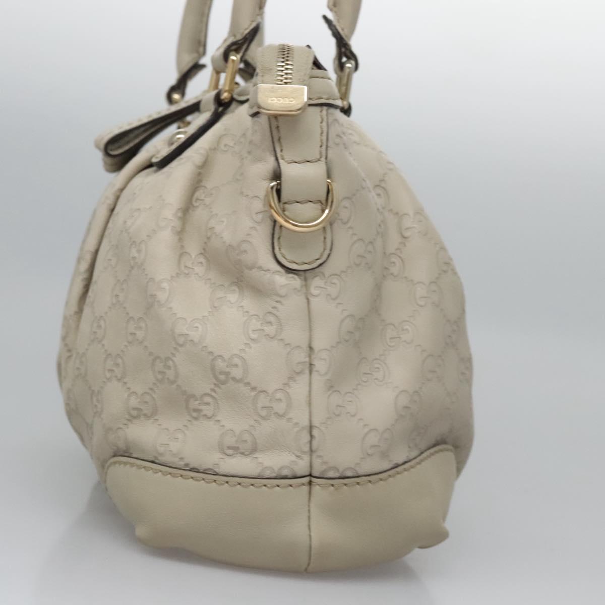 Gucci Sukey, White, Canvas, tote