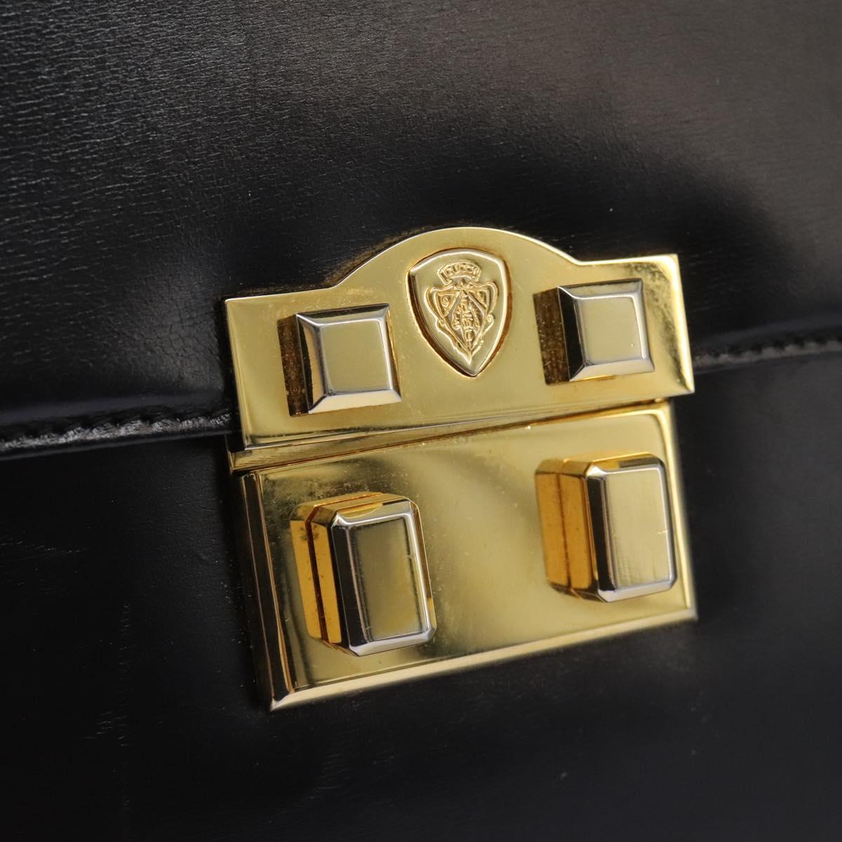 Gucci Readylock, Black, Leather, handbag