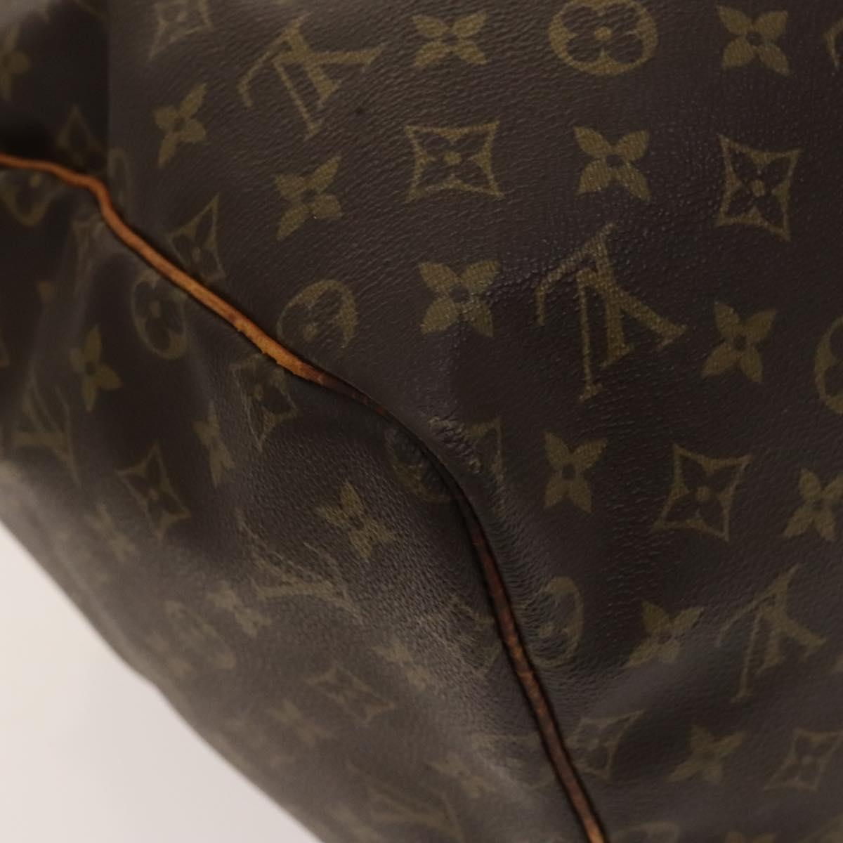 Louis Vuitton Keepall 55, Brown, Canvas, travel