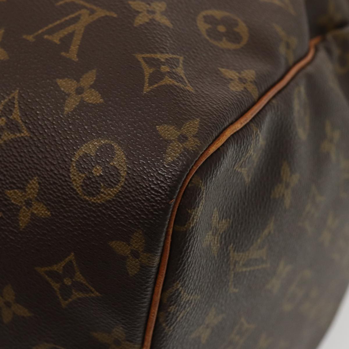 Louis Vuitton Keepall 60, Brown, Canvas, travel