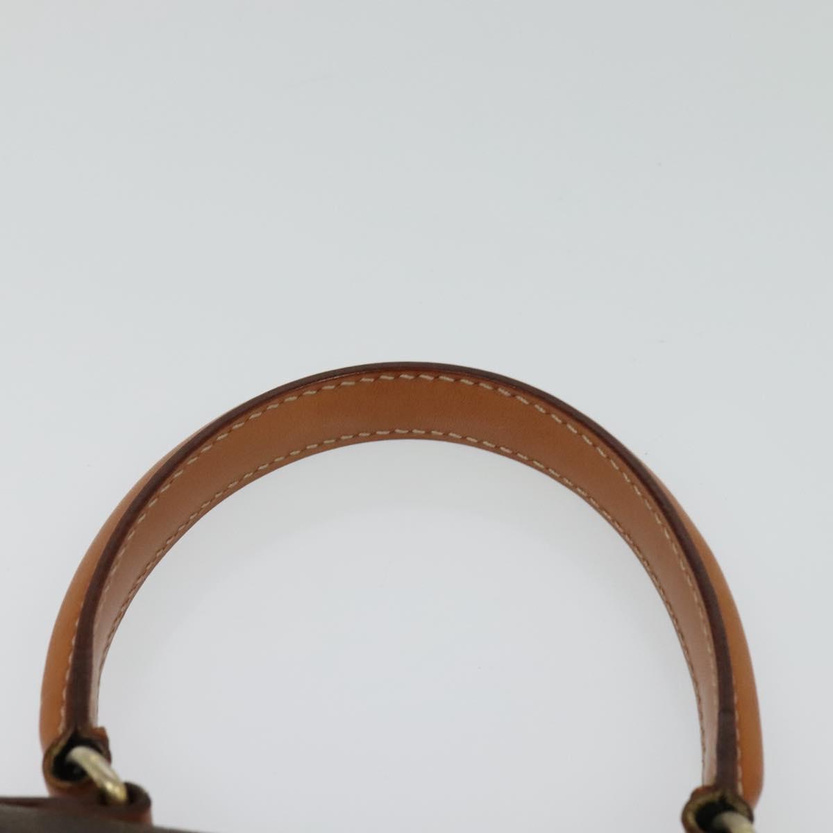 Céline Triomphe, Brown, Canvas, handbag