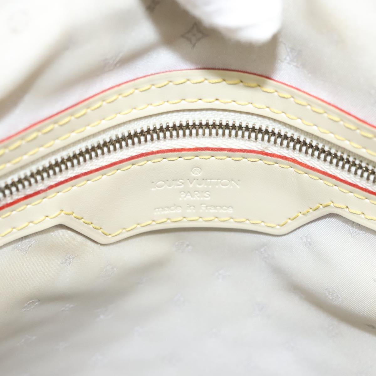 Louis Vuitton Lockit, White, Leather, handbag
