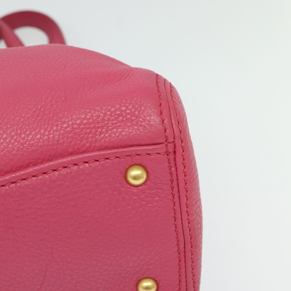 Miu Miu Vitello, Pink, Leather, handbag