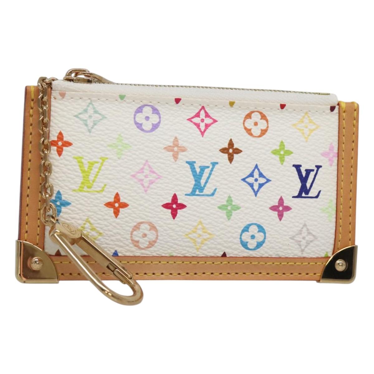 Louis Vuitton Pochette Clés, Multicolour, Canvas, wallet