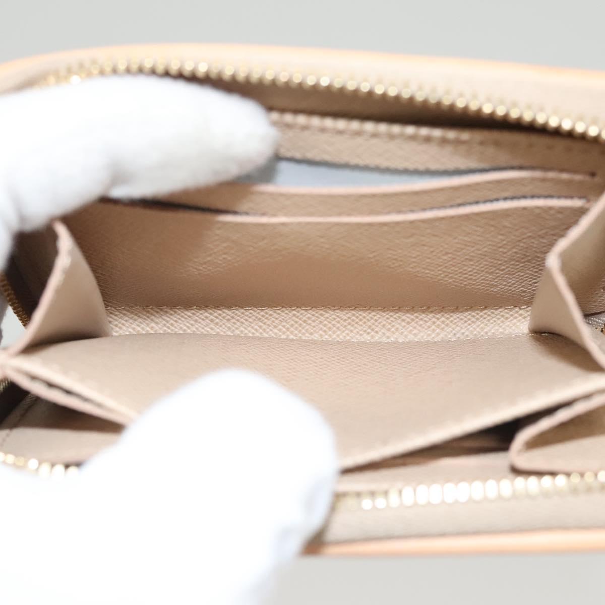 Louis Vuitton Zippy coin purse, Gold, Canvas, wallet