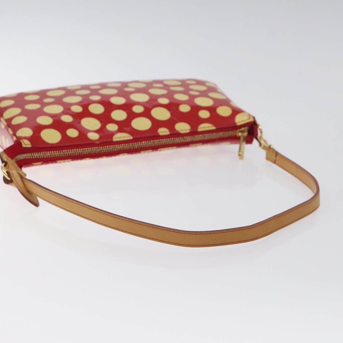 Louis Vuitton Pochette Accessoire, Red, Patent Leather, clutch