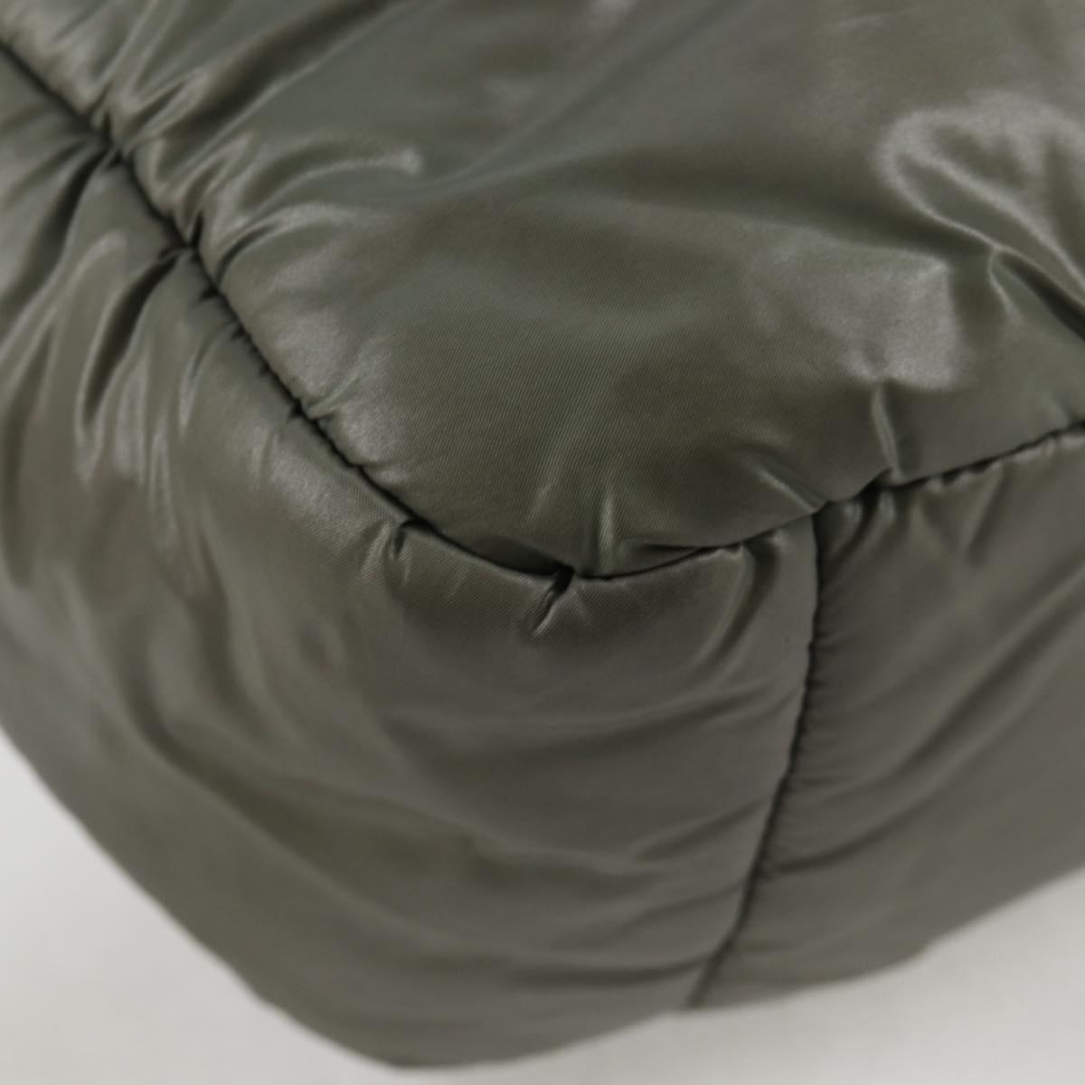 Chanel Coco Cocoon, Khaki, NYLON, shoulder