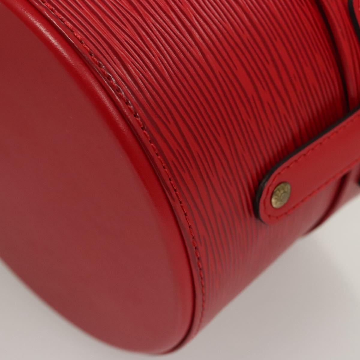 Louis Vuitton Vanity, Red, Leather, handbag