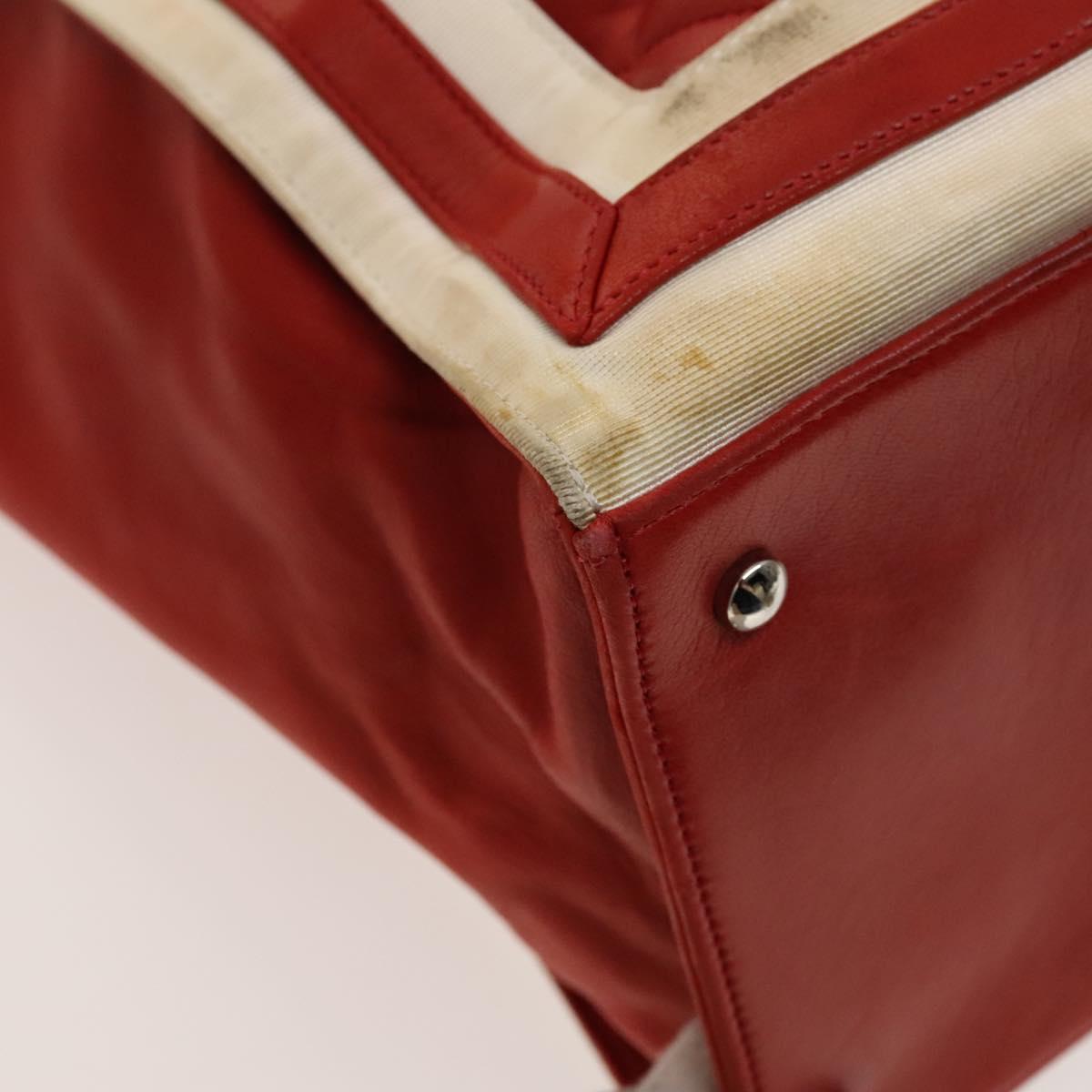 Chanel Coco Mark, Red, Leather, tote