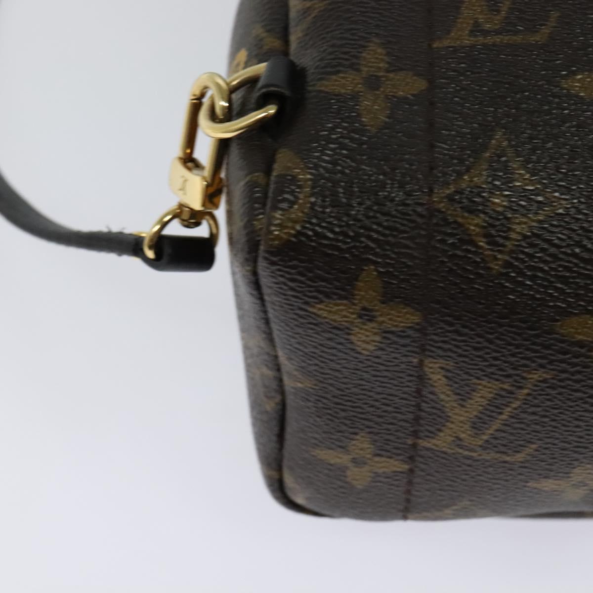 Louis Vuitton Palm Springs mini, Brown, Canvas, backpack