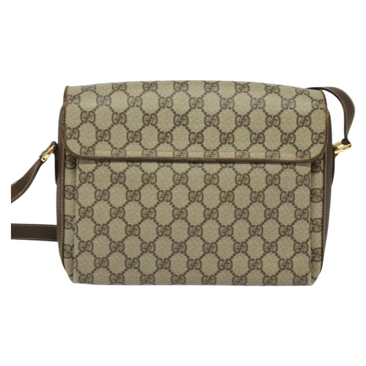 Gucci Ophidia, Beige, Canvas, shoulder