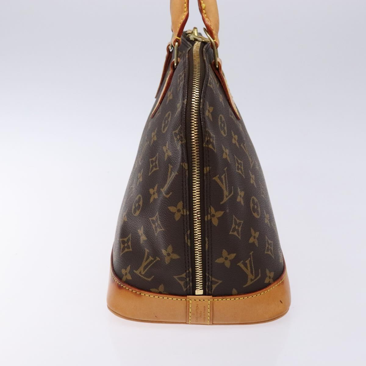 Louis Vuitton Alma, Brown, Canvas, handbag