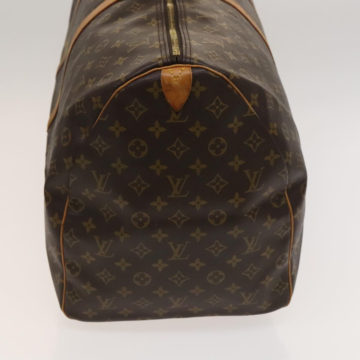 Louis Vuitton Keepall 60, Brown, Canvas, travel