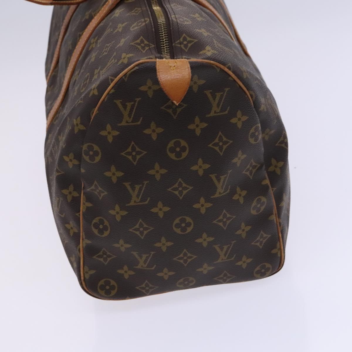 Louis Vuitton Keepall 45, Brown, Canvas, travel