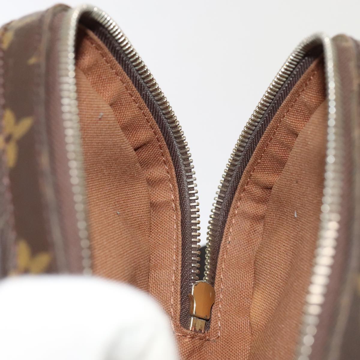 Louis Vuitton Geronimos, Brown, Canvas, clutch