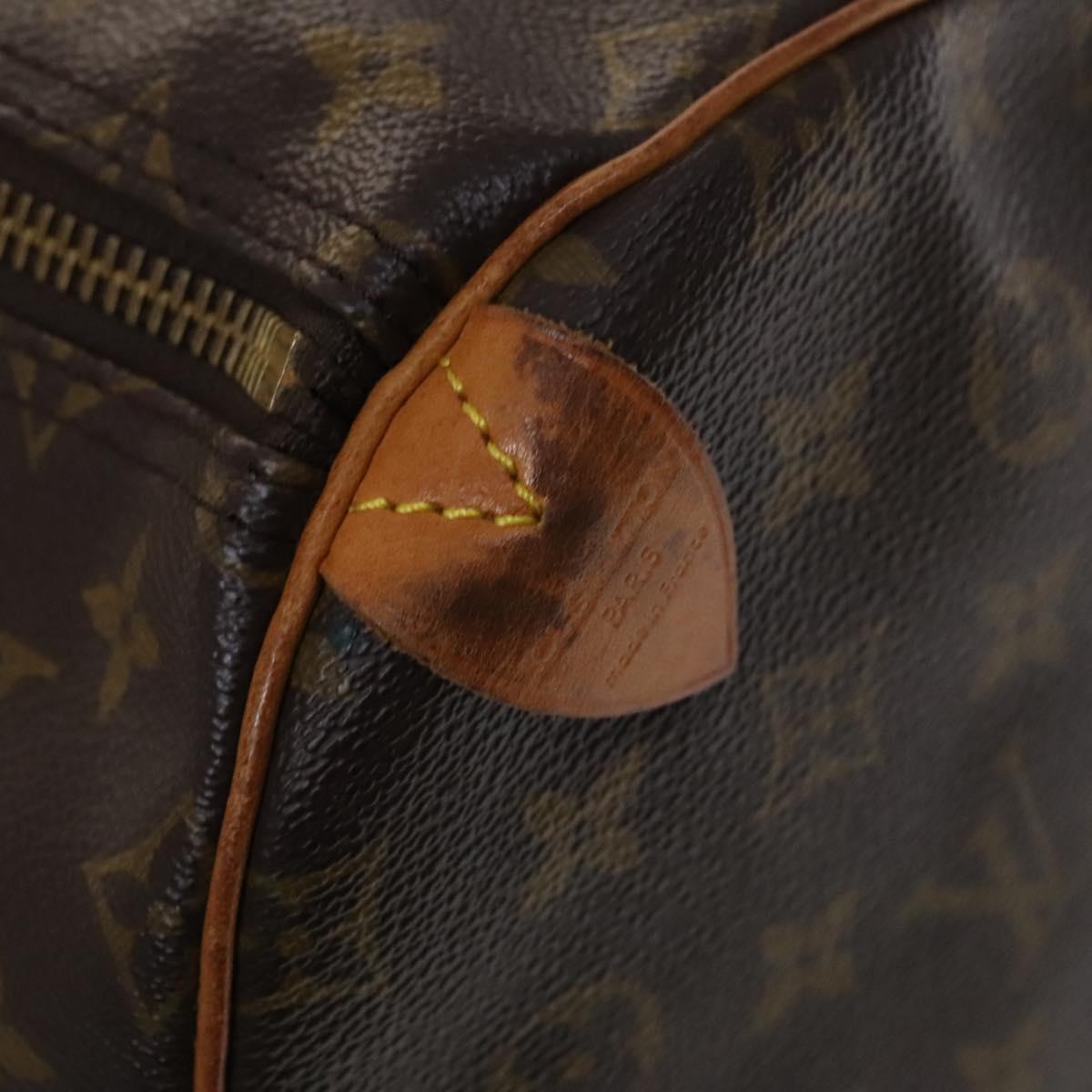 Louis Vuitton Keepall 55, Brown, Canvas, travel