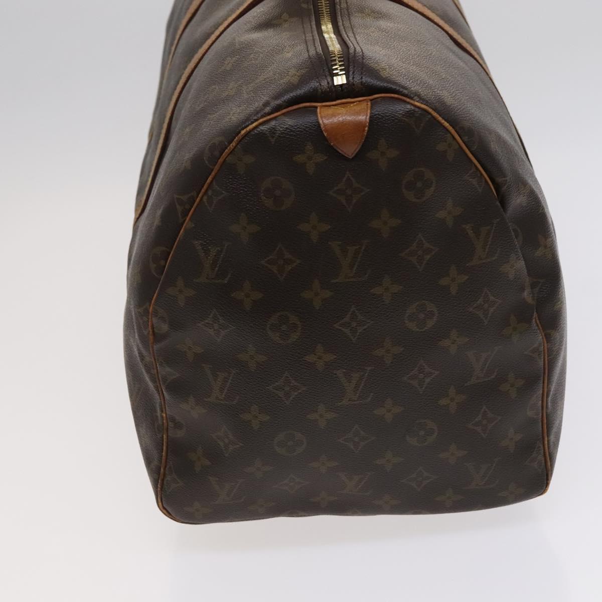 Louis Vuitton Keepall 55, Brown, Canvas, travel
