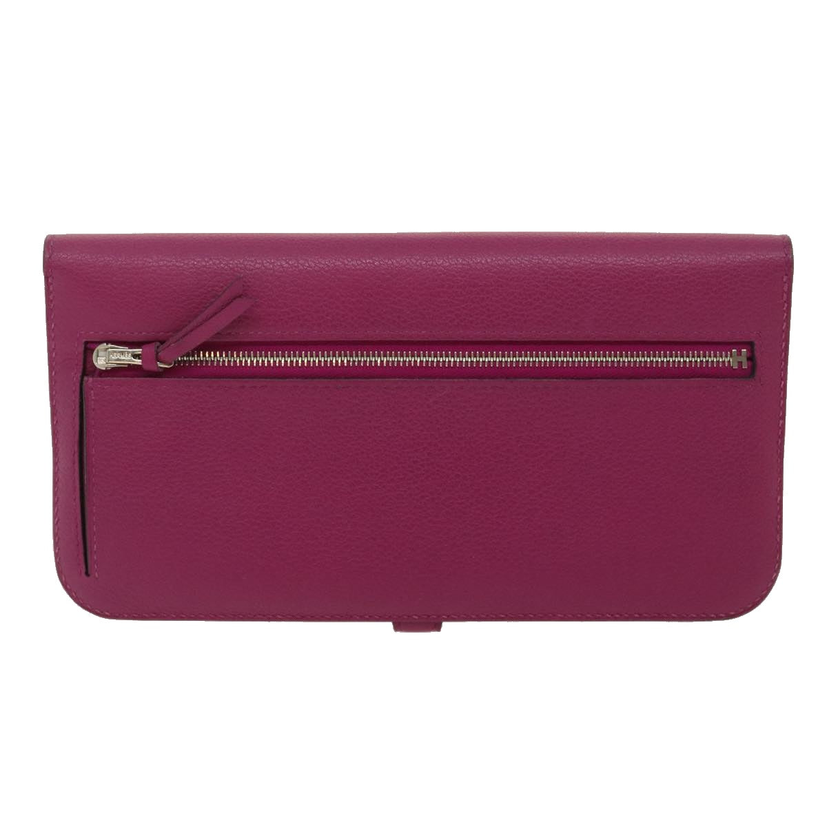 Hermès Dogon, Red, Leather, wallet