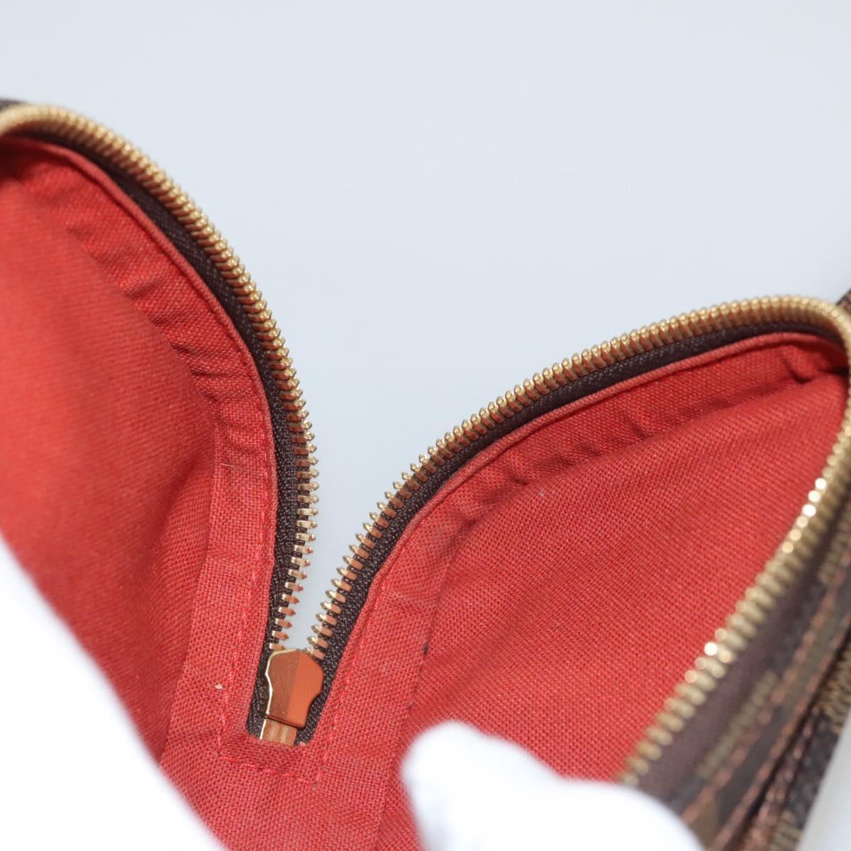Louis Vuitton Geronimos, Brown, Canvas, clutch