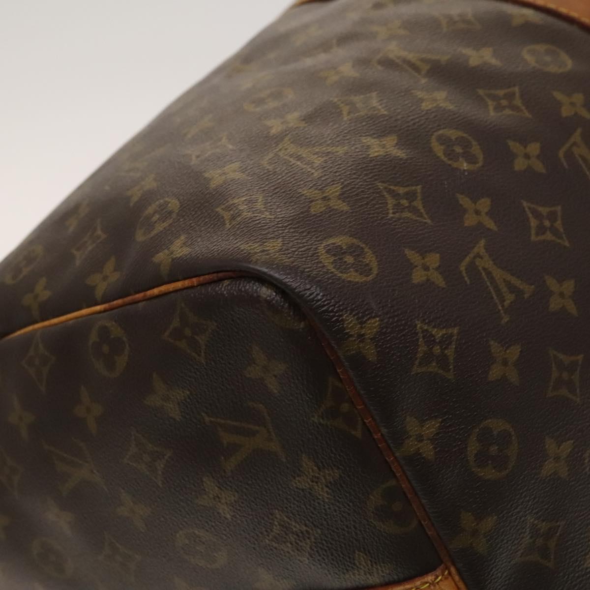 Louis Vuitton Keepall Bandoulière 60, Brown, Canvas, travel
