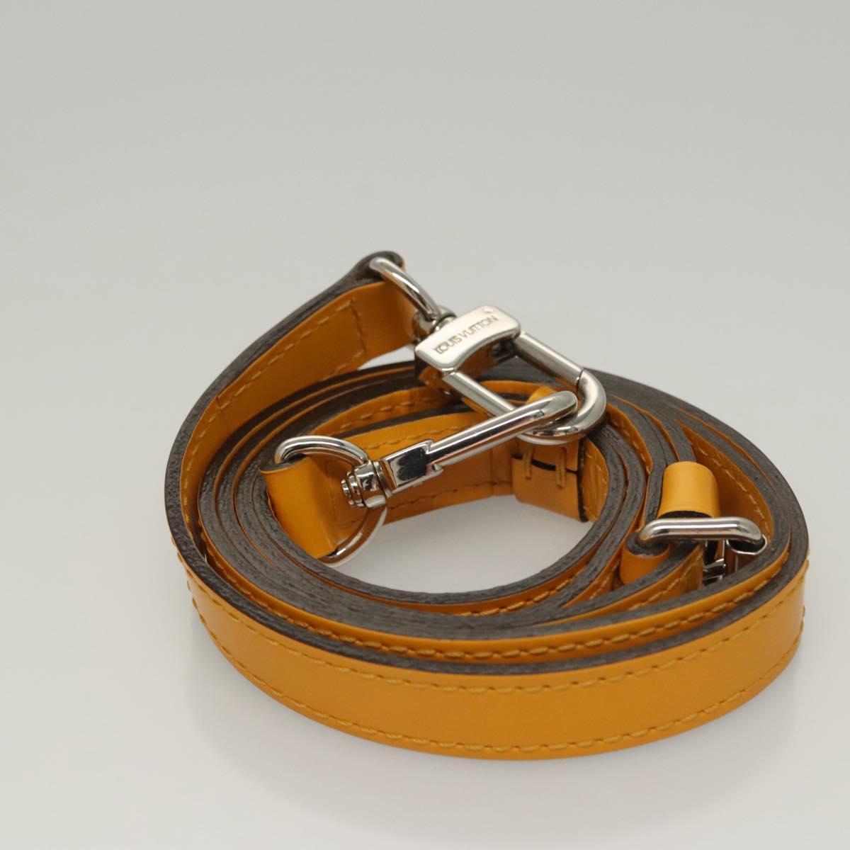 Louis Vuitton Alma, Yellow, Leather, handbag