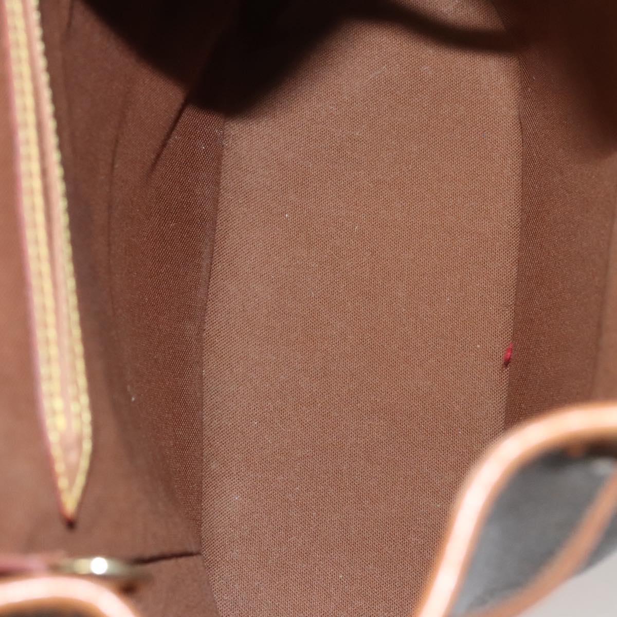 Louis Vuitton Montsouris MM, Brown, Canvas, backpack