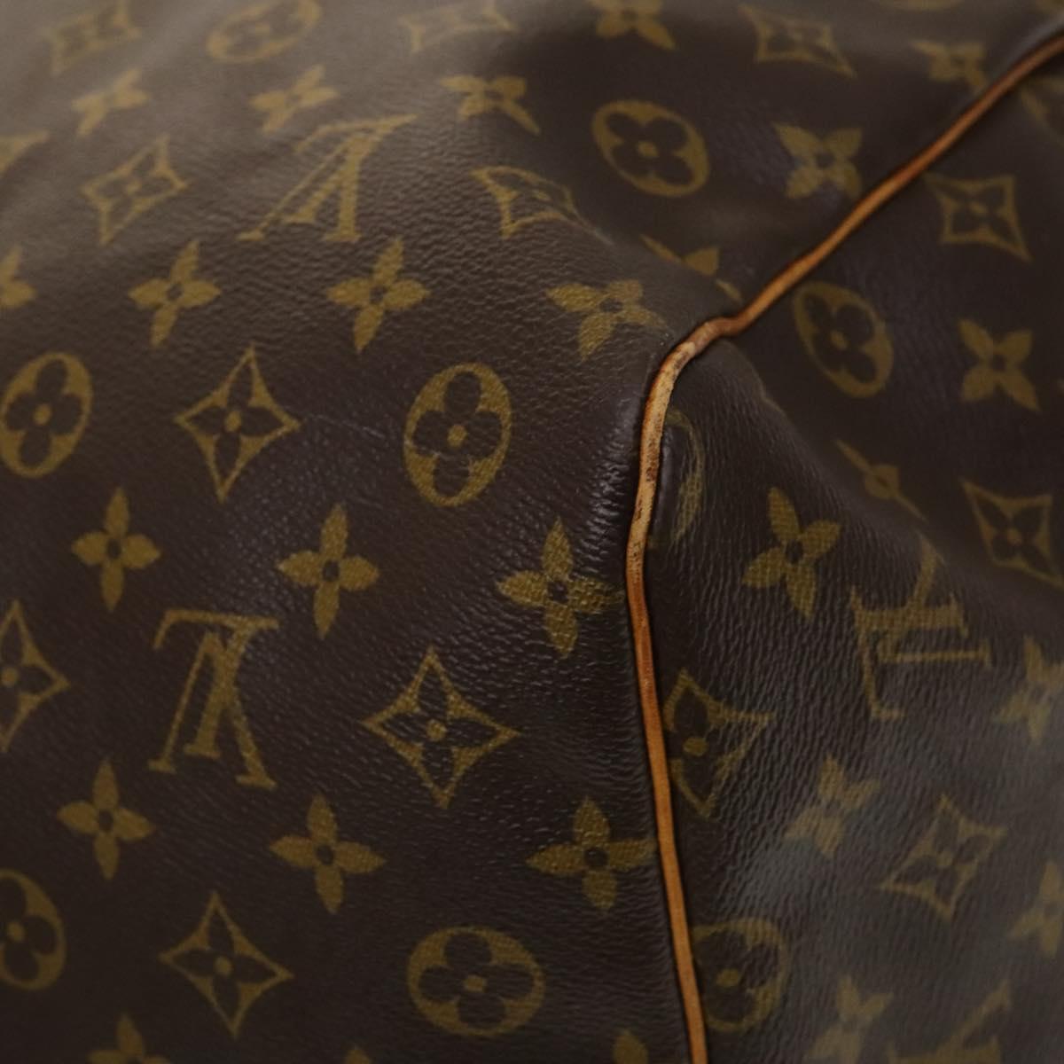 Louis Vuitton Keepall 60, Brown, Canvas, travel