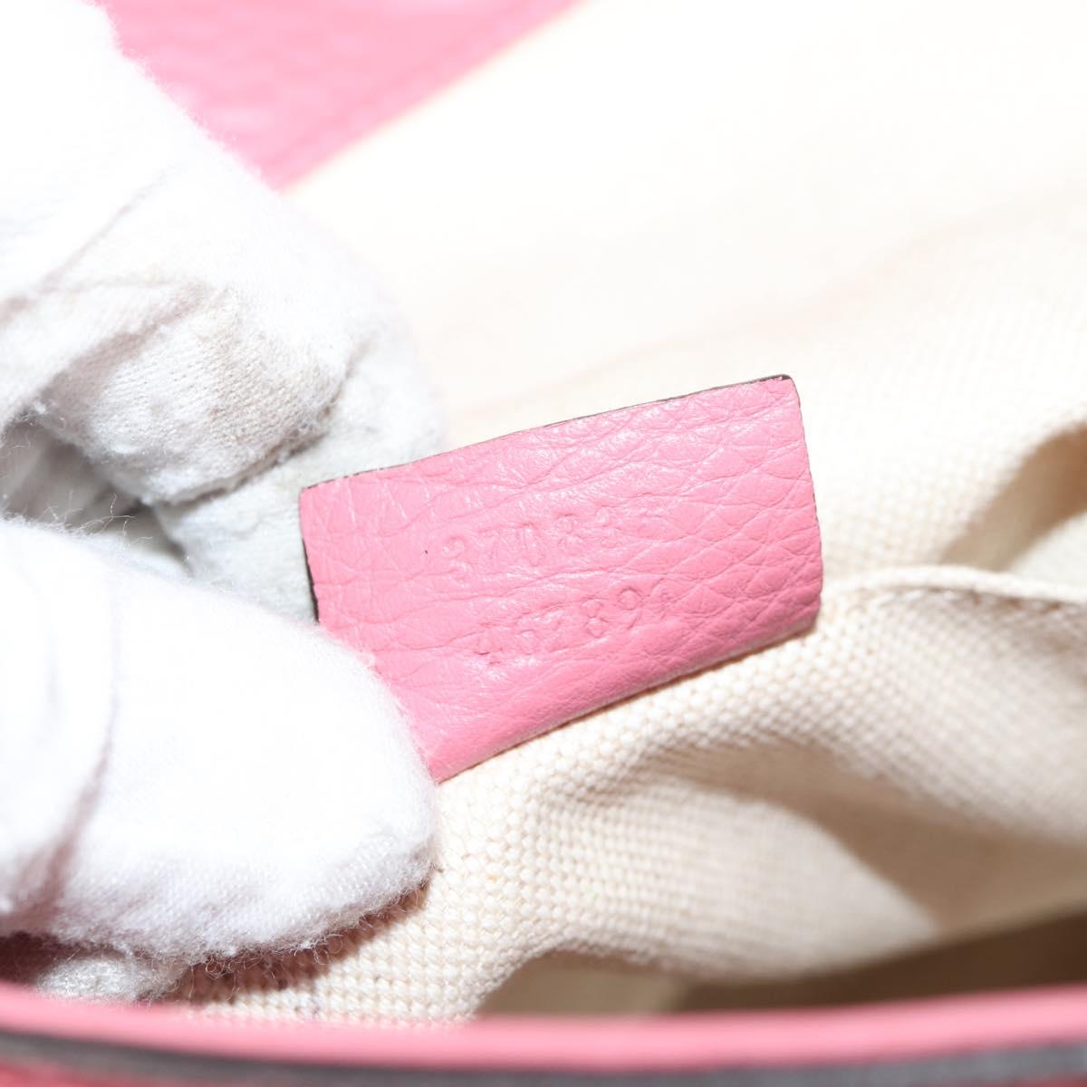 Gucci Bamboo, Pink, Leather, backpack