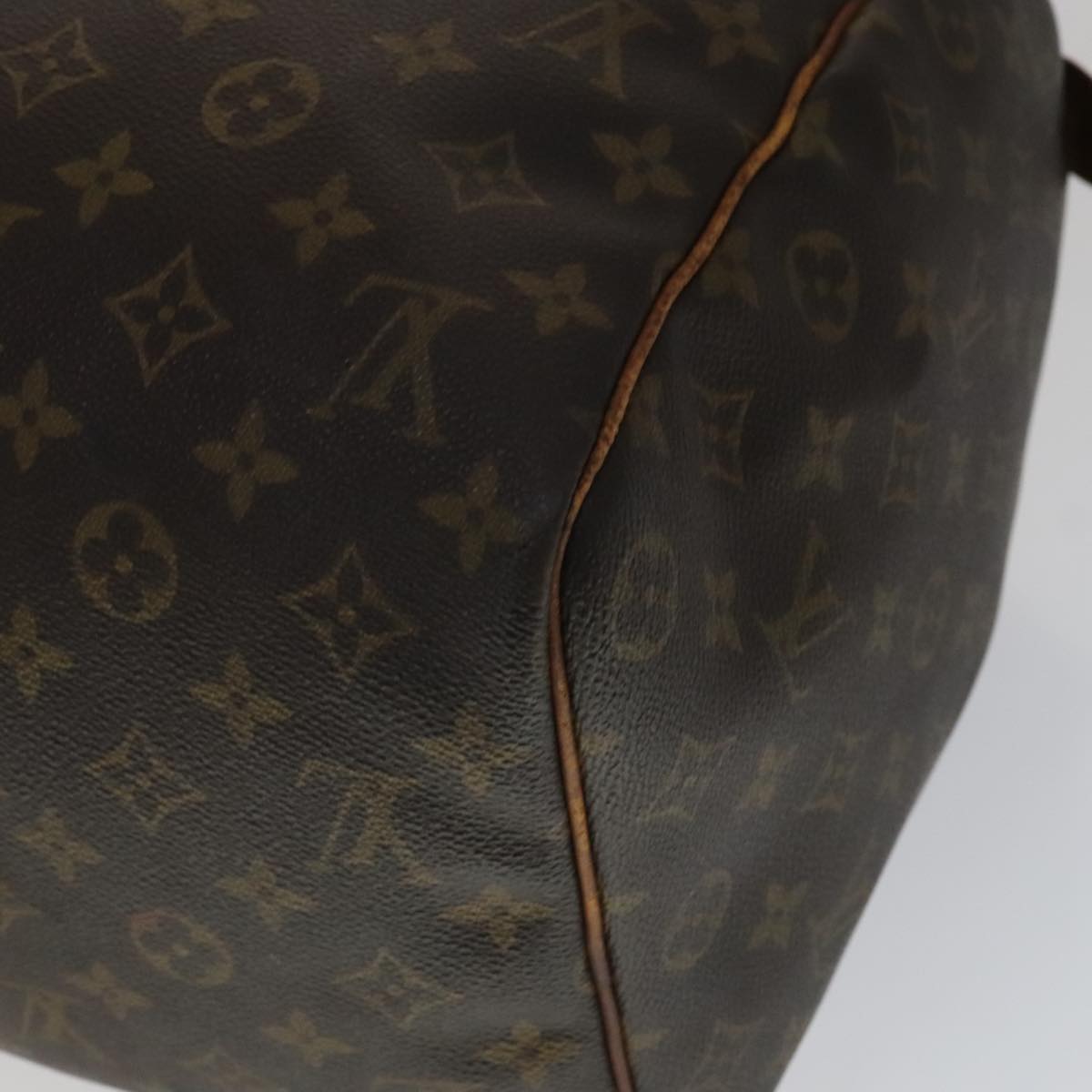 Louis Vuitton Keepall 45, Brown, Canvas, travel